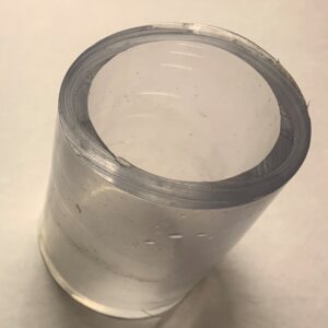 Clear rubber Hose Adapter Only